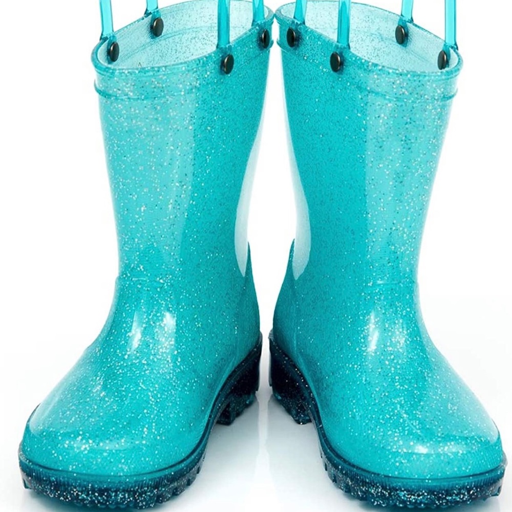 Outee Glitter and Lights Up Rain Boots